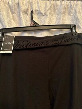 Y2K Victoria's Secret Black fold over pants